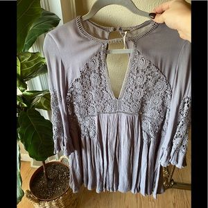 Free People Lavender Tunic Dress ✨